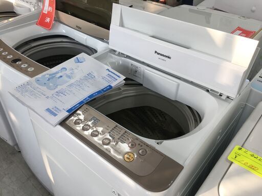 洗濯機の分解クリーニング行っています！配送設置込み パナソニック7.0K洗濯機　2018年製　分解クリーニング済み！！