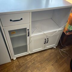 リサイクルショップどりーむ鹿大前店　No２７３８　食器棚　レンジ...