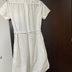 ベルメゾン　S シャツワンピース　ホワイトの画像