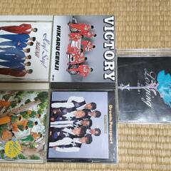 ＣＤ5枚。光genji ,ＣＤ４枚。Xjapan 1枚