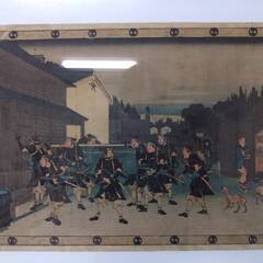 初代広重「忠臣蔵 十段目」本物の画像