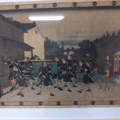初代広重「忠臣蔵 十段目」本物の画像