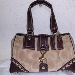 【COACH】コーチ　バック　ブラウン　【ほぼ美品】