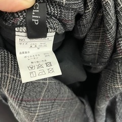 M チェックワンピースの画像