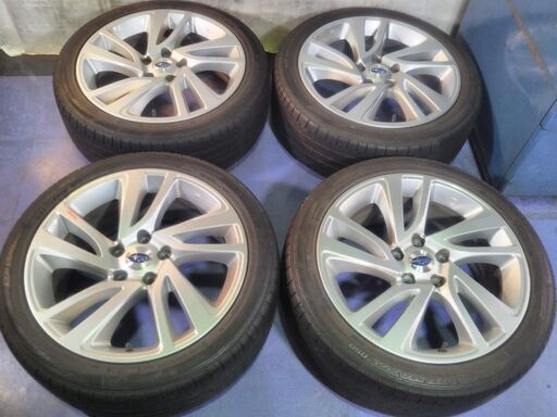 夏 レヴォーグ純正【富山】スバル純正 レヴォーグ WRX S4 夏 18インチ　ダンロップ 225/45R18 SUBARU 中古4本