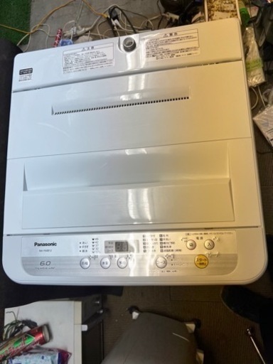 パナソニック　NA-F60B12 6kg 2019年 洗濯機 一人から二人住まい向け 中古