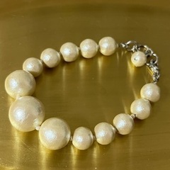 コットンパール　ブレスレット
