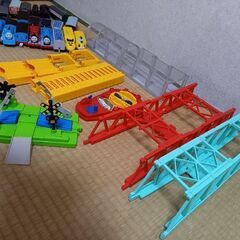 プラレール　トーマスの仲間たち　トーマス　トビー　しまじろう　踏み切り　トンネル　鉄橋の画像