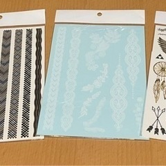 簡単に水でつけれるtattooシール　他同時購入割引します。