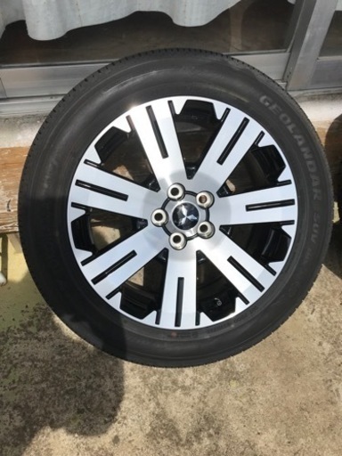 デリカd5新車外しホイールタイヤ