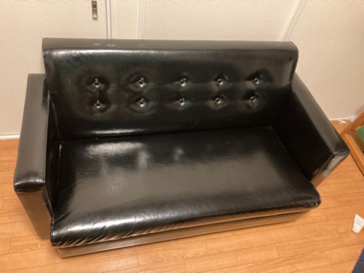 2シーター　エナメルソファ【値下げしました！】