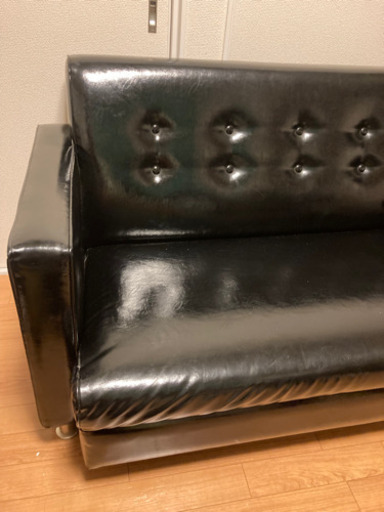 2シーター　エナメルソファ【値下げしました！】