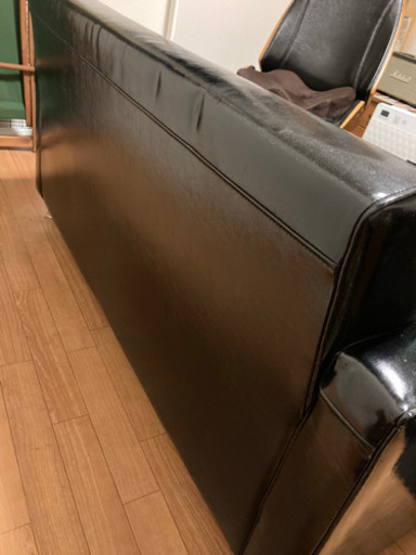 2シーター　エナメルソファ【値下げしました！】