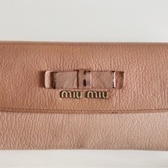 miumiu♡バイカラー長財布
