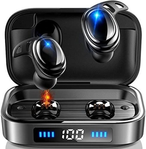 【新品】ワイヤレスイヤホン Bluetooth 5.0Siri対応 iPhone