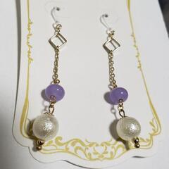 ハンドメイドピアス＆イヤリング 各1点の画像