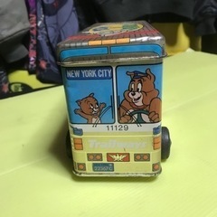 アメリカ雑貨　ヴィンテージブリキバス(トムとジェリー)の画像