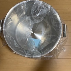 新品未使用　半寸胴　ステンレス　45cmの画像
