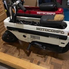 【書類あり】モトコンポ／ホワイト《レストア中》エンジン始動します！の画像