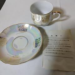 『新品』コーヒーカップ５客　パール加工の画像