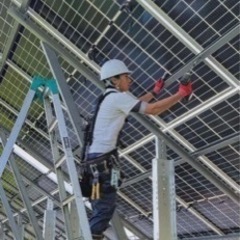 太陽光パネル設置作業員募集の画像