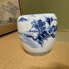 【成約済】昭和レトロ⑨ 陶器の手あぶり火鉢