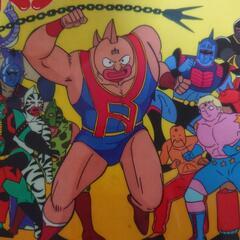 キン肉マン&アンパンマン下敷きの画像