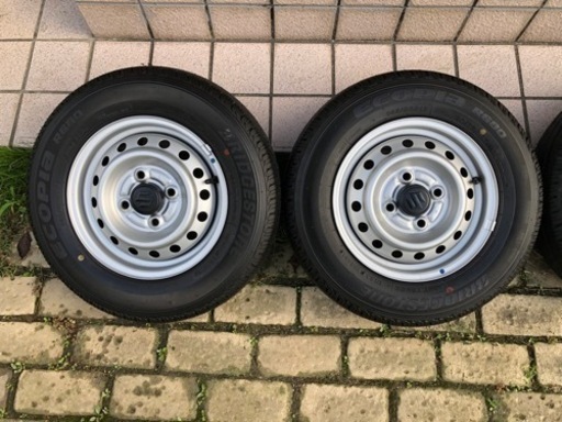 ⭐️スズキエブリイバン（DA17V）純正タイヤ・ホイール4本セット 新車外し品⭐️⭐️