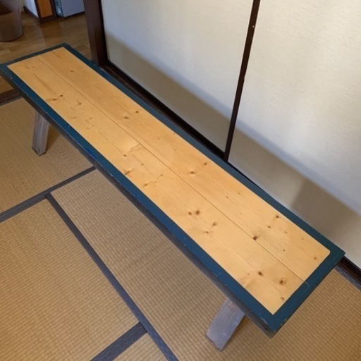 古材使用　ベンチ