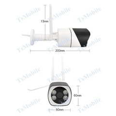 新品未使用品⭐️見守りに⭕️防犯カメラ 屋外カメラ 400万画素 夜間フルカラー 家庭用 ペット 高齢者の画像
