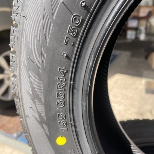 2022年製造155/65R14ブリヂストンVRX2 BLIZZAK 冬タイヤ