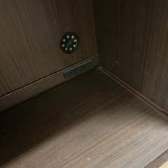 取引先きまりました！食器棚　一人暮らし用　二人暮らし用　茶色の画像