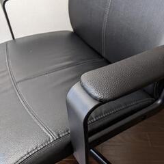 回転チェア ブラックの画像