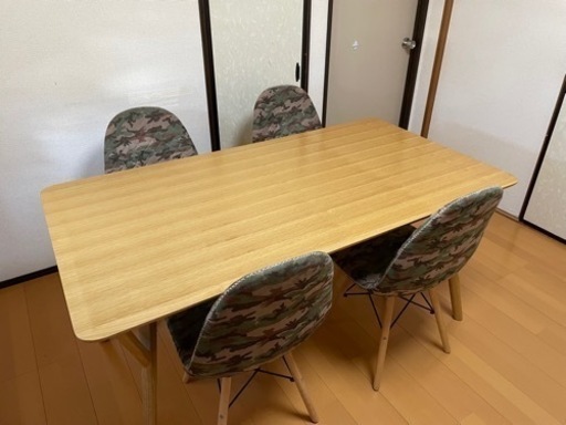※決まりました！ダイニングテーブル　イス4脚セット