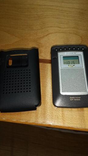 携帯ラジオSONY ICF-SX605