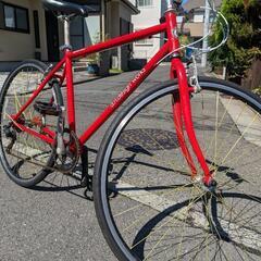 クロスバイク a.n.design works SPORTIVO シマノ red 700×28C エーエヌ