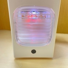 充電式　LED 冷風扇