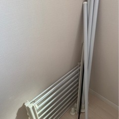 ニトリ購入　ランドリーラック　白　解体済みの画像