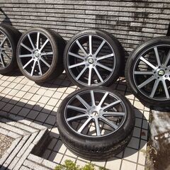 TFT Racing T202 20インチ 8.5J ×3本 19インチ8.5J×2本の5本セット PCD112