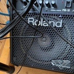 Roland電ドラ、アンプ、ギターセットの画像