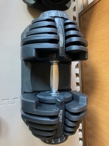 可変式ダンベル最大40キロ　ベンチセット