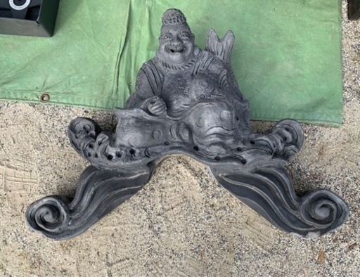 昭和レトロ、七福神、屋根瓦