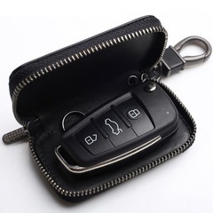 新品未使用　スマートキーケース キーカバー 高級レザー製おしゃれ ブラック 車　プレゼント最適 送料無料の画像