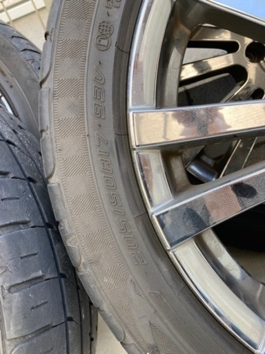中古品　レイズ　VERSUS 17インチ　6.5j +44 pcd114.3 4本セット