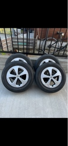 195/65/R15 30プリウス　純正ホイール　タイヤ　4本セット　ダンロップ　ヨコハマ