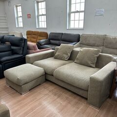 2人掛けソファ オットマン付き ソファ そふぁ ACTUS 定価190000円?自社配送時?代引き可?※現金、クレジット、スマホ決済対応※【送料に設置込】