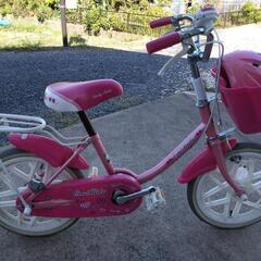 女児用自転車　16インチ　ピンクの画像