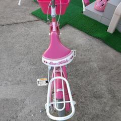 女児用自転車　16インチ　ピンクの画像