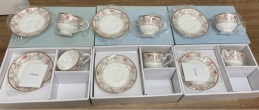 ノリタケ　新品未使用　ティーセット　2客✖️3箱