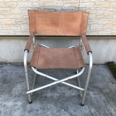 ディレクターチェア　ヌメ革